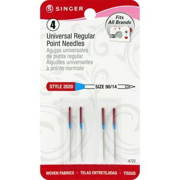 Singer Regular Point Machine Needles Universal Size 10pk